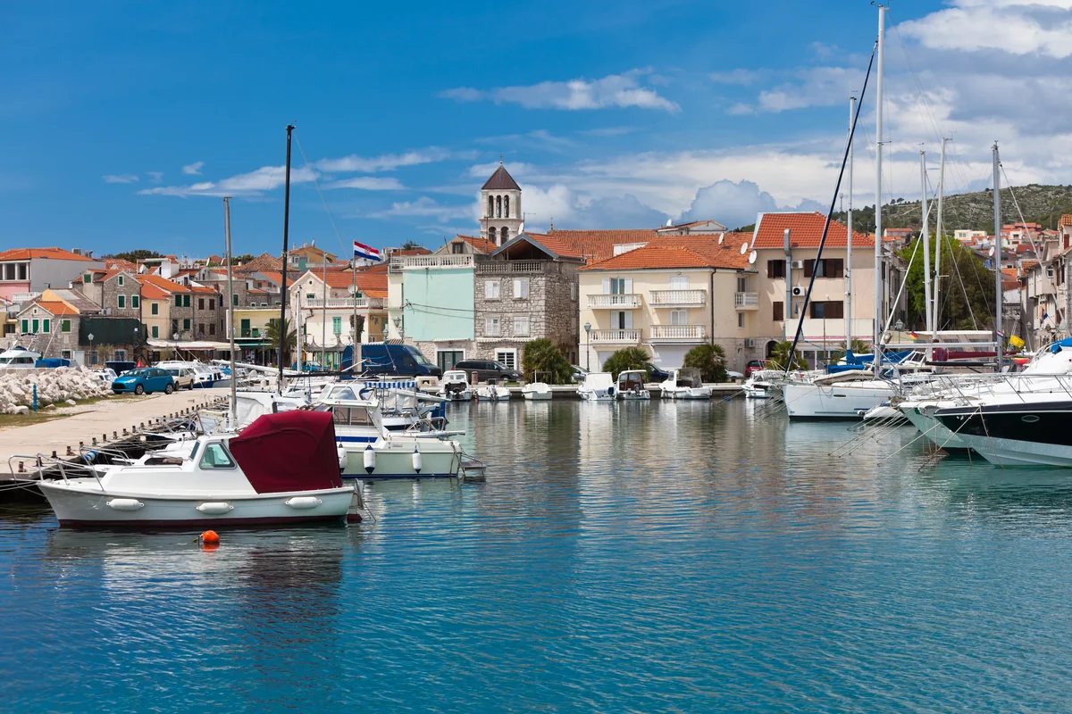 View of Vodice - a perfect place to relax and enjoy your jacuzzi