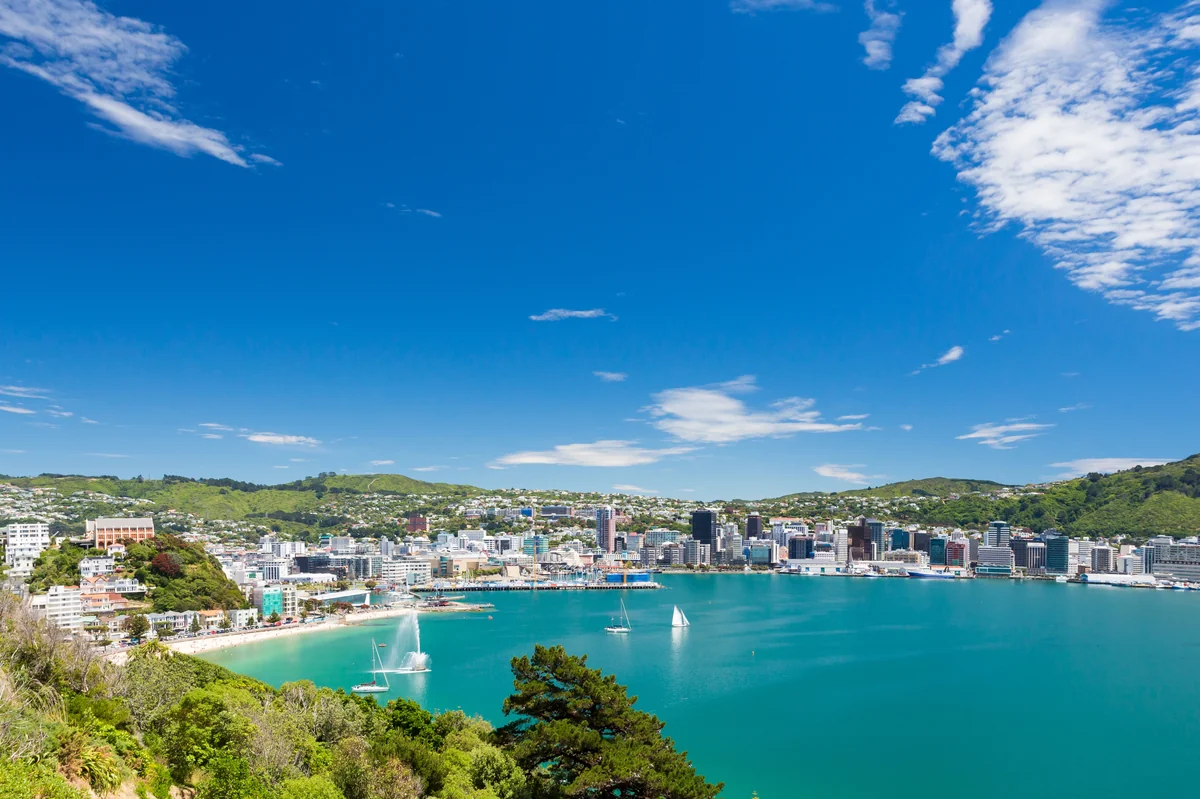 View of Wellington - a perfect place to relax and enjoy your jacuzzi