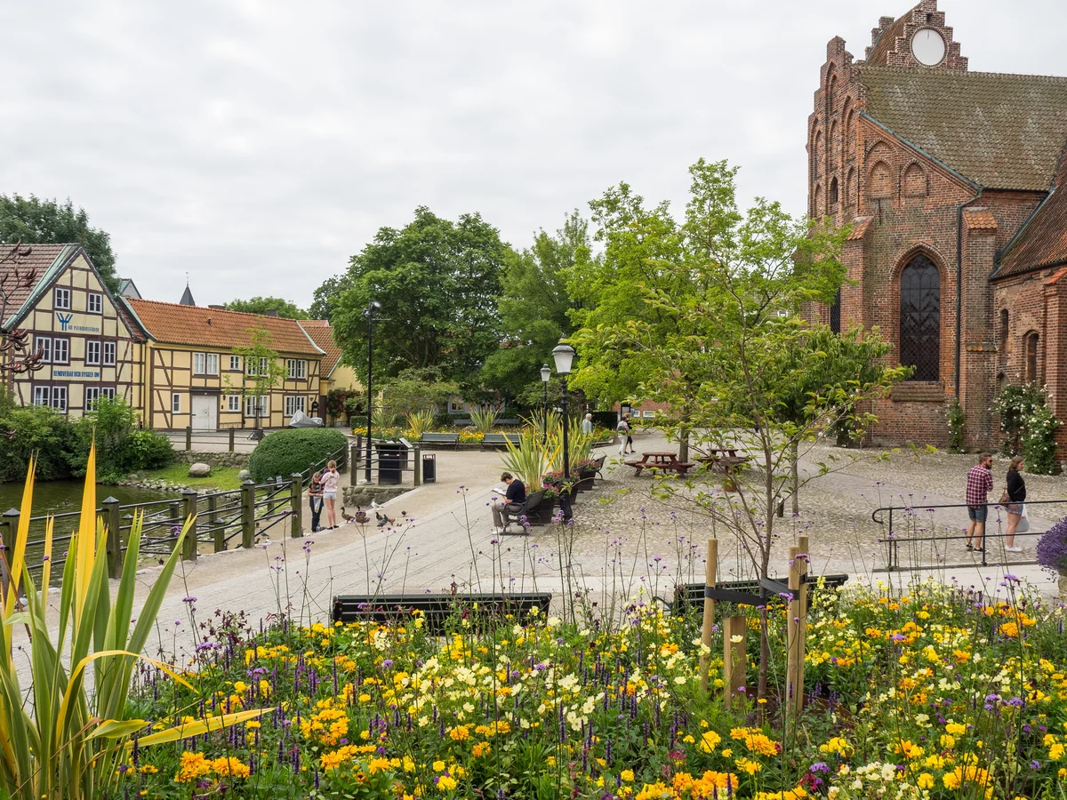 View of Ystad - a perfect place to relax and enjoy your jacuzzi
