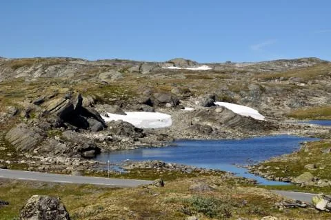View of Øystre Slidre - a perfect place to relax and enjoy your jacuzzi