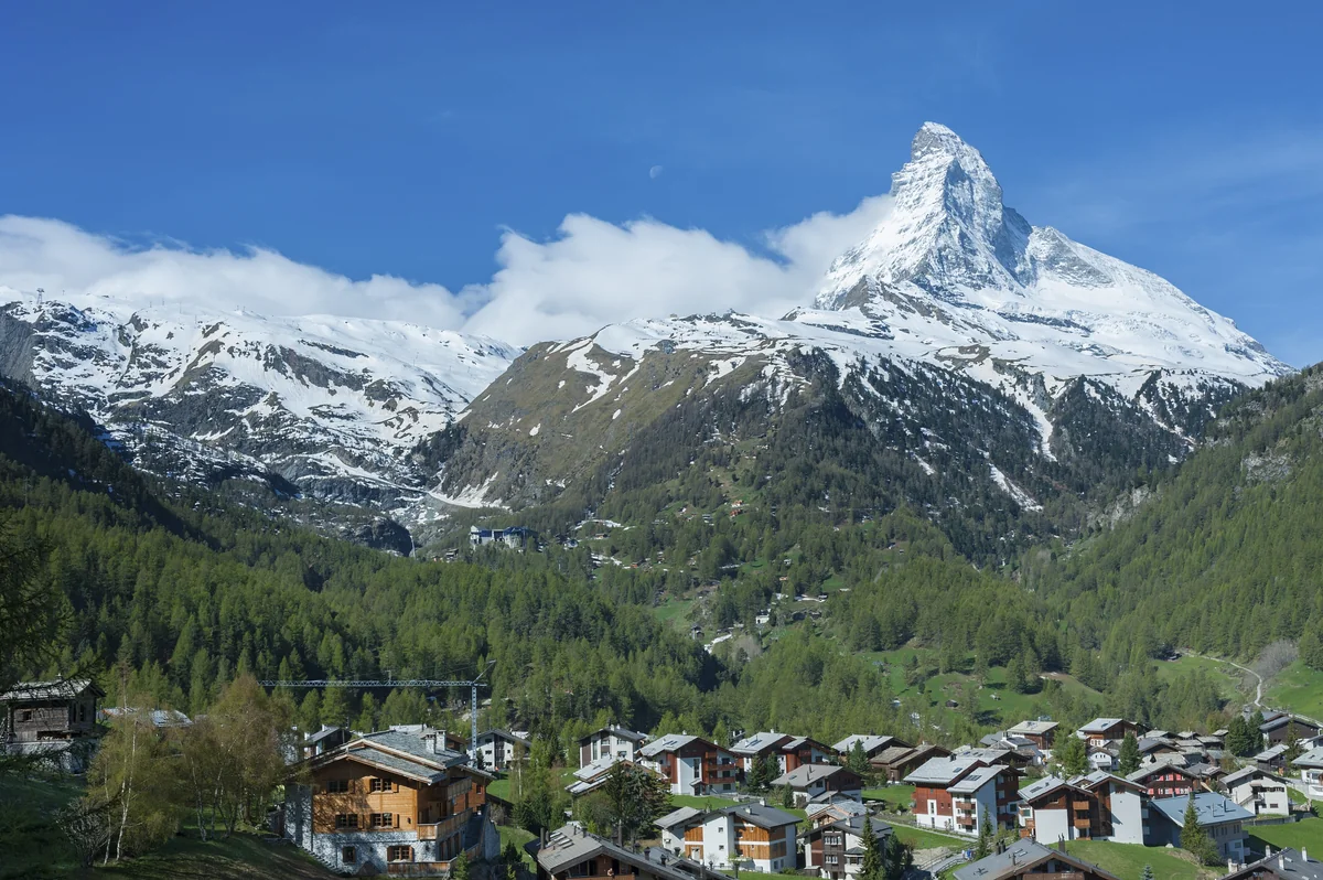 View of Zermatt - a perfect place to relax and enjoy your jacuzzi